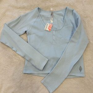 NWT Free People Movement Bail Out Long Sleeve Layer